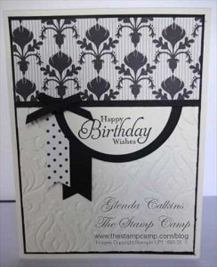 Elegant Card Sketch Sample