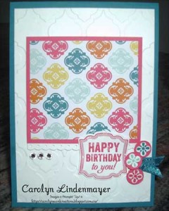 Design Team Card Sketch entry by Carolyn