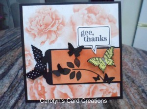 Paper Craft Crew Card Sketch creation by Design Team Member, Carolyn Lindenmayer