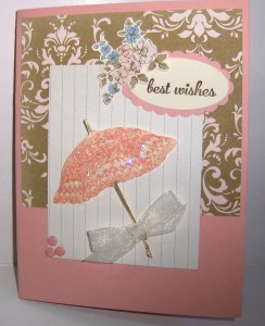 Paper Craft Crew Card Sketch #99 deisgn team sample by Janice