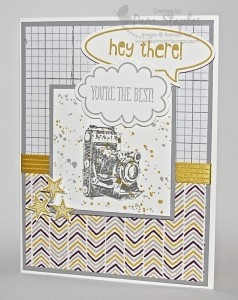 Paper Craft Crew Card Sketch #99 sample created by Design Team member Pam Staples