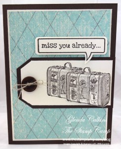 Paper Craft Crew Card Sketch creation by Design Team Member, Glenda Calkins