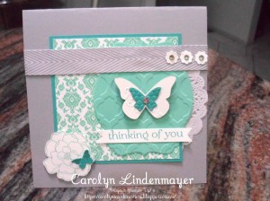 Paper Craft Crew Card Sketch #99 deisgn team sample by Carolyn