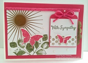 Paper Craft Crew Card Sketch #99 deisgn team sample by Jan McQueen