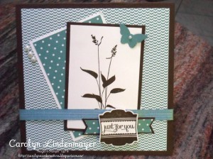 Paper Craft Crew Card Sketch #106 design team submission by Carolyn Lindenmayer