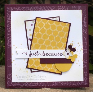 Paper Craft Crew Card Sketch #106 design team submission by Christyne Richardson