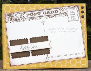 Paper Craft Crew Card Sketch #108 design team submission by Christyne Richardson