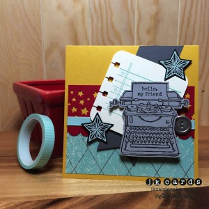 Paper Craft Crew Card Sketch #109 design team submission by Justin Krieger