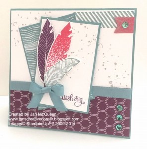 Paper Craft Crew Card Sketch #115 design team submission by Jan McQueen