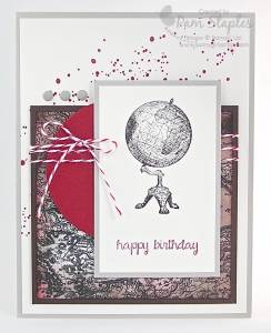 Paper Craft Crew Card Sketch #119 design team submission by Pam Staples. #stampinup #traveler #pamstaples #sunnygirlscraps