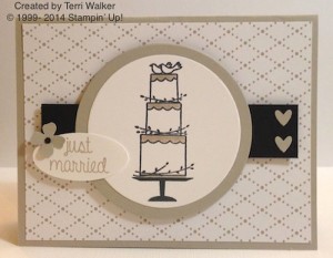 Paper Craft Crew Card Sketch #129 design team submission by Terri Walker. #stampinup #papercraftcrew #terriwalker