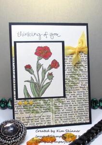 Paper Craft Crew Card Sketch #128 design team submission by Kim Skinner. #stampinup #papercraftcrew #kimskinner