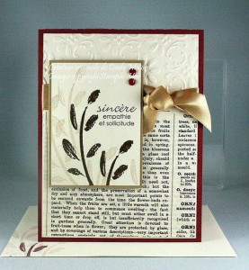 Featured Artisan for Paper Craft Crew Card Sketch 128
