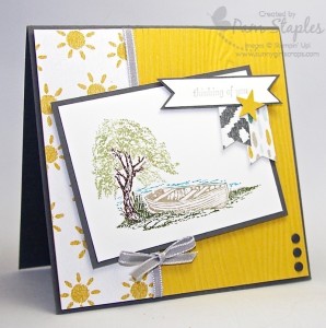 Paper Craft Crew Card Sketch #130 design team submission by Pam Staples. #stampinup #papercrafts #pamstaples #sunnygirlscraps