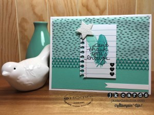 Paper Craft Crew Card Sketch #135 design team submission by Justin Krieger. #justinkrieger #papercraftcrew #stampinup