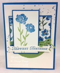 Paper Craft Crew Card Sketch #137 design team submission by Glenda Calkins. #stampinup #papercrafts #glendacalkins