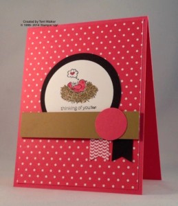Paper Craft Crew Card Sketch #140 design team submission by Terri Walker. #stampinup #papercraftcrew #terriwalker