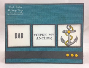 Paper Craft Crew Card Sketch #141 design team submission by Glenda Calkins. #stampinup #papercrafts #glendacalkins