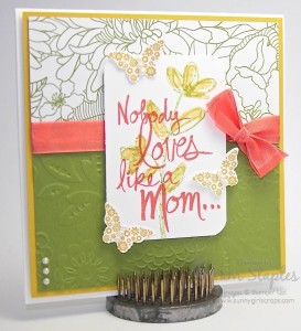 Paper Craft Crew Card Sketch #139 design team submission by Pam Staples. #stampinup #papercrafts #pamstaples #sunnygirlscraps