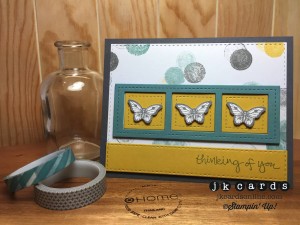Paper Craft Crew Card Sketch #141 design team submission by Justin Krieger. #justinkrieger #papercraftcrew #stampinup