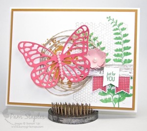 Paper Craft Crew Card Sketch #144 design team submission by Pam Staples. #stampinup #papercrafts #pamstaples #sunnygirlscraps