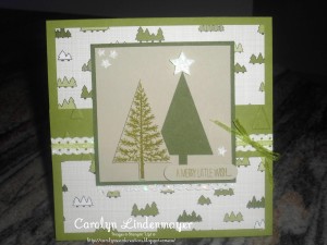 Paper Craft Crew Card Sketch #151 design team submission by Carolyn Lindenmayer. #stampinup