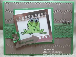Paper Craft Crew Card Sketch #150 design team submission by Stacey Tomkowiak. #stampinup #papercraftcrew #staceytomkowiak
