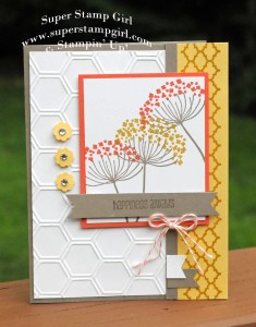 Paper Craft Crew Card Sketch #148 design team submission by Crystal Komara. #stampinup #papercraftcrew #crystalkomara