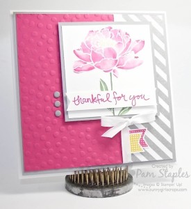 Paper Craft Crew Card Sketch #148 design team submission by Pam Staples. #stampinup #papercrafts #pamstaples #sunnygirlscraps