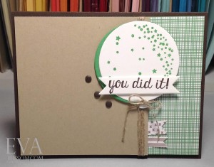 Paper Craft Crew Card Sketch #148 design team submission by Eva Bussom. #stampinup #papercraftcrew #evabussom