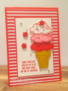 Paper Craft Crew Card Sketch #147 design team submission by Jan McQueen. #stampinup #papercraftcrew #janmcqueen