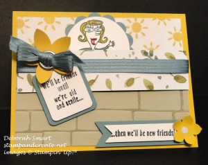 Paper Craft Crew Card Sketch #153 design team submission by Deborah Smart. #stampinup #papercraftcrew #deborahsmart