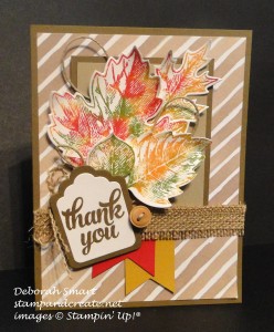 Paper Craft Crew Card Sketch #155 design team submission by Deborah Smart. #stampinup #papercraftcrew #deborahsmart