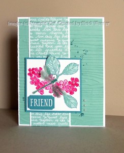 Paper Craft Crew Card Sketch #152 design team submission by Heidi Weaver. #stampinup #papercraftcrew #heidiweaver