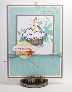 Paper Craft Crew Card Sketch #155 design team submission by Pam Staples. #stampinup #papercrafts #pamstaples #sunnygirlscraps