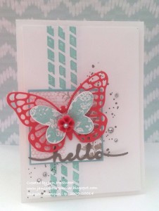 Paper Craft Crew Card Sketch #152 design team submission by Jan McQueen. #stampinup #papercraftcrew #janmcqueen