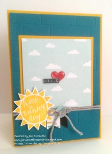 Paper Craft Crew Card Sketch #155 design team submission by Jan McQueen. #stampinup #papercraftcrew #janmcqueen