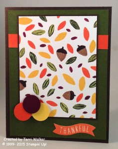 Paper Craft Crew Card Sketch #158 design team submission by Terri Walker. #stampinup #papercraftcrew #terriwalker
