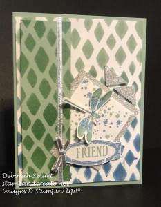 Paper Craft Crew Card Sketch #157 design team submission by Deb Smart. #stampinup #papercraftcrew #deborahsmart
