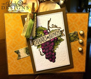 Paper Craft Crew Card Sketch #156 design team submission by Cindy Blancett Coutts. #stampinup