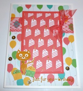 Paper Craft Crew Card Sketch #158 design team submission by Mary Noble. #stampinup #papercrafts #marynoble