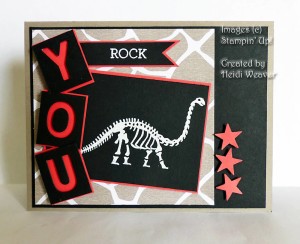 Paper Craft Crew Card Sketch #156 design team submission by Heidi Weaver. #stampinup #papercraftcrew #heidiweaver
