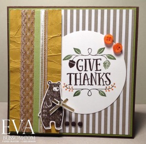 Paper Craft Crew Card Sketch #157 design team submission by Eva Bussom. #stampinup #papercraftcrew #evabussom