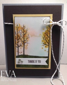 Paper Craft Crew Card Sketch #158 design team submission by Eva Bussom. #stampinup #papercraftcrew #evabussom