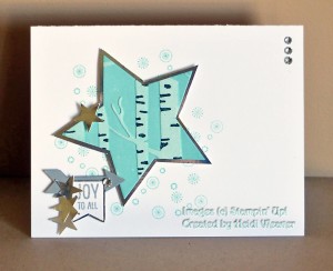 Paper Craft Crew Card Sketch #159 design team submission by Heidi Weaver. #stampinup #papercraftcrew #heidiweaver