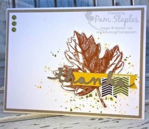 Paper Craft Crew Card Sketch #159 design team submission by Pam Staples. #stampinup #papercrafts #pamstaples #sunnygirlscraps #papercrafts