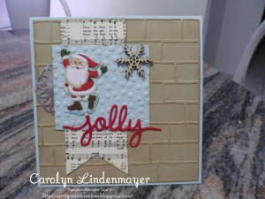 Paper Craft Crew Challenge #164 design team submission by Carolyn Lindenmayer. #stampinup