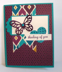 Paper Craft Crew Challenge #164 design team submission by Janice Rosenthal. #stampinup #papercraftcrew #janicerosenthal