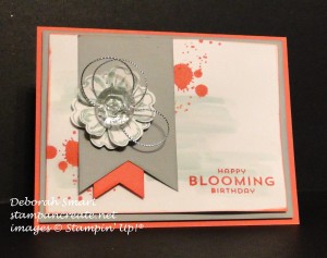 Paper Craft Crew Challenge design team submission by Deb Smart. #stampinup #papercraftcrew #deborahsmart