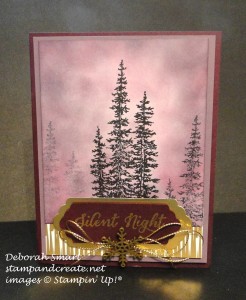 Paper Craft Crew Challenge design team submission by Deb Smart. #stampinup #papercraftcrew #deborahsmart